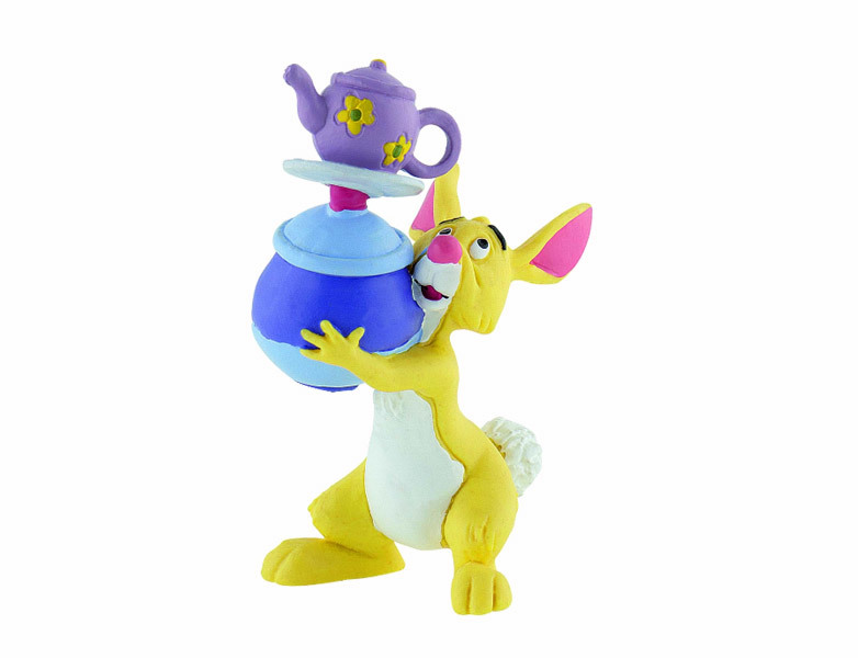 Winnie Puuh Figur Kaninchen mit Töpfen 8 cm