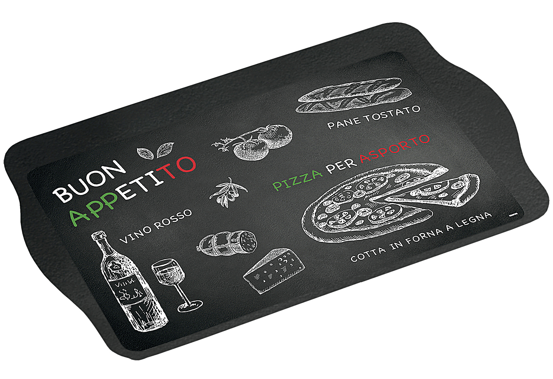 kesper serviertablett tulpen