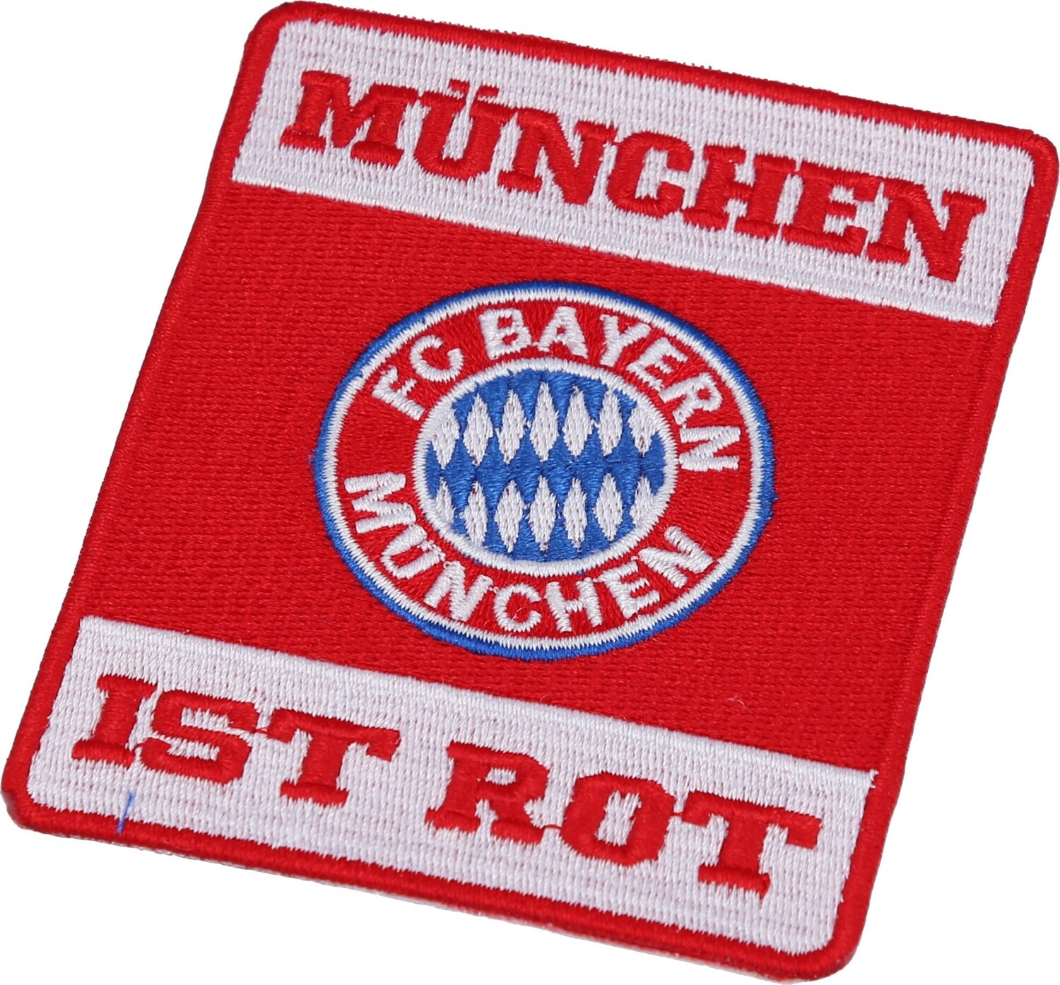 FC Bayern München Aufnäher "München ist rot" 10x8cm