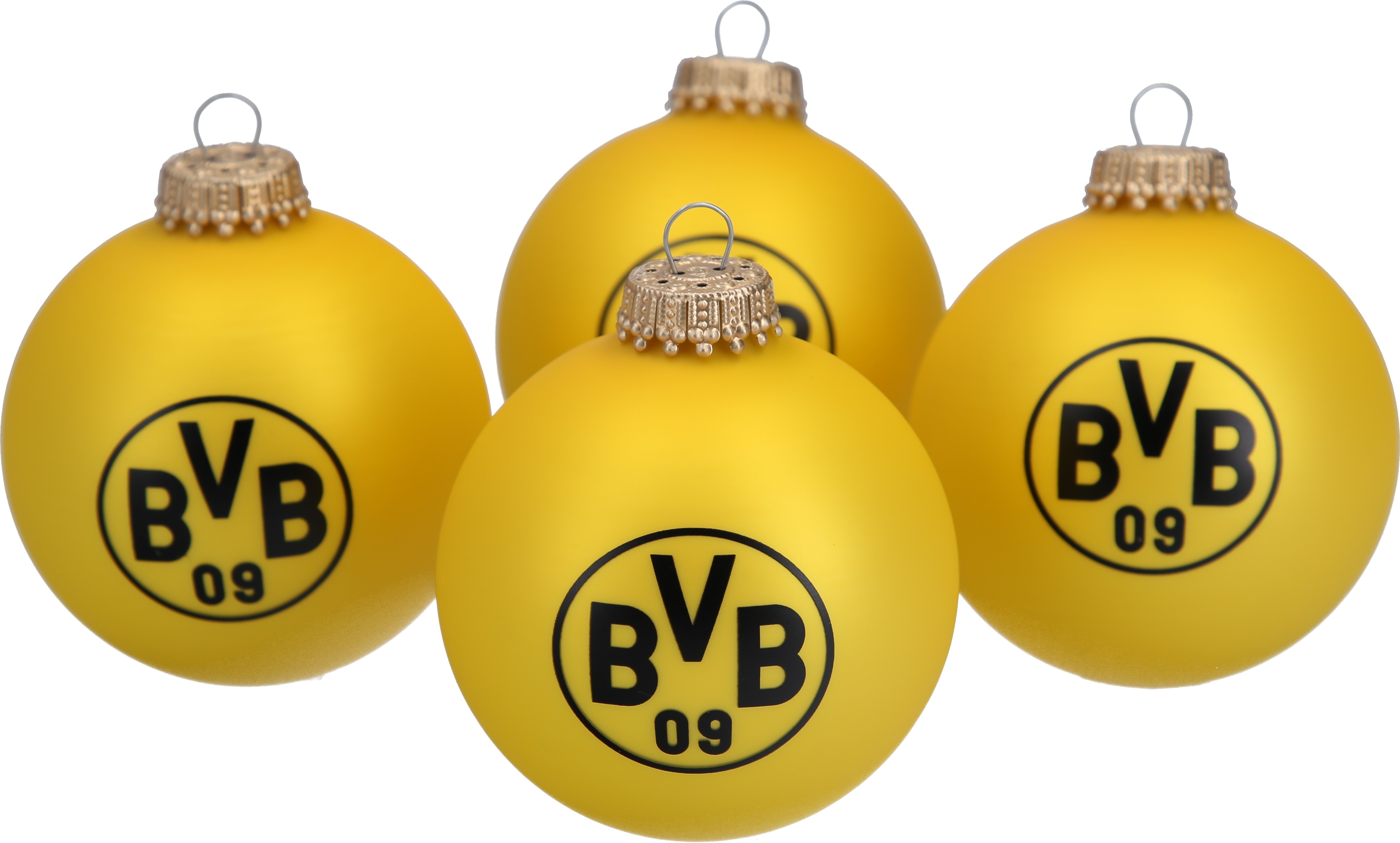 Borussia Dortmund Christbaumkugeln 4erSet