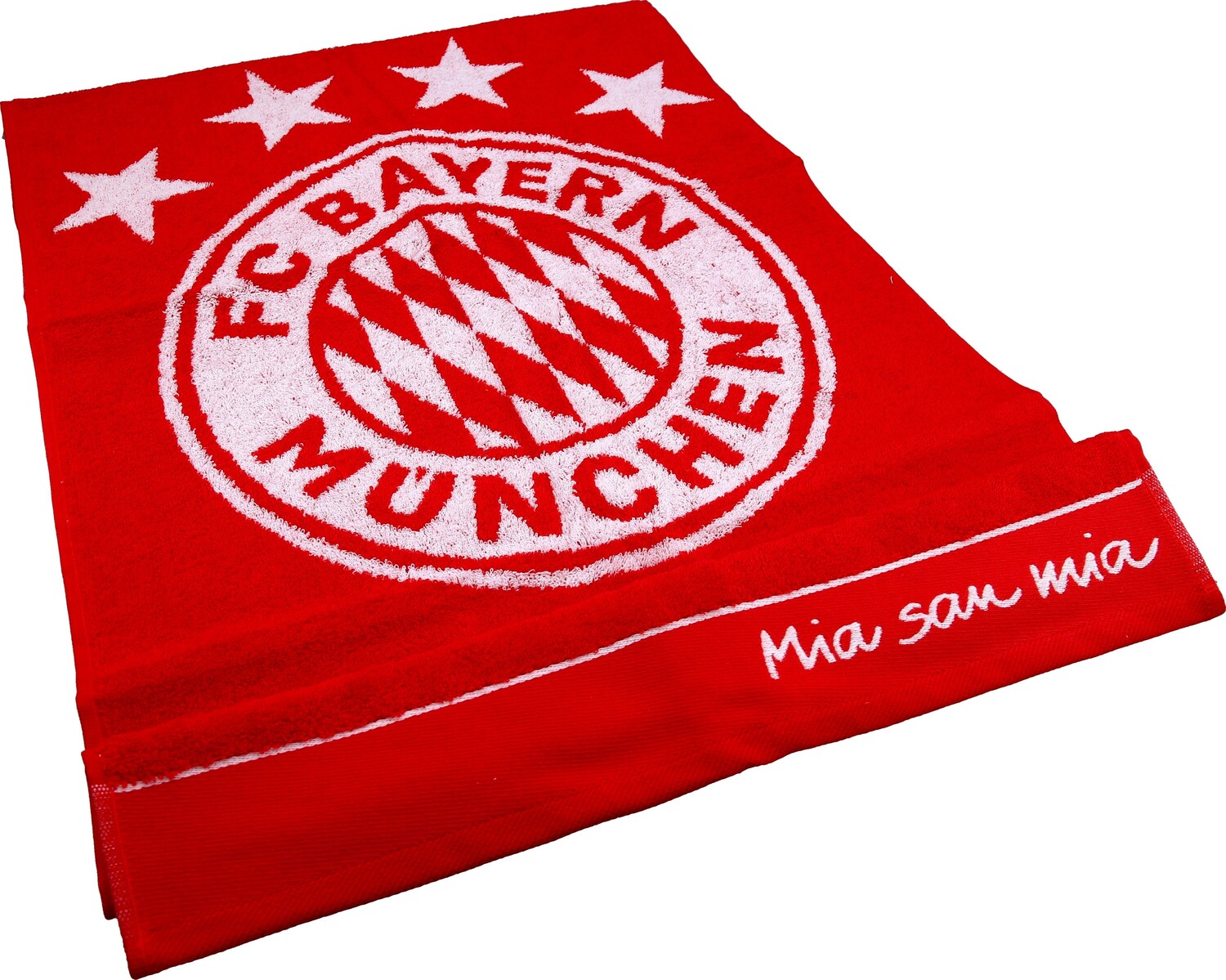 Duschtuch Badetuch FC Bayern München Streifen Handtuch 