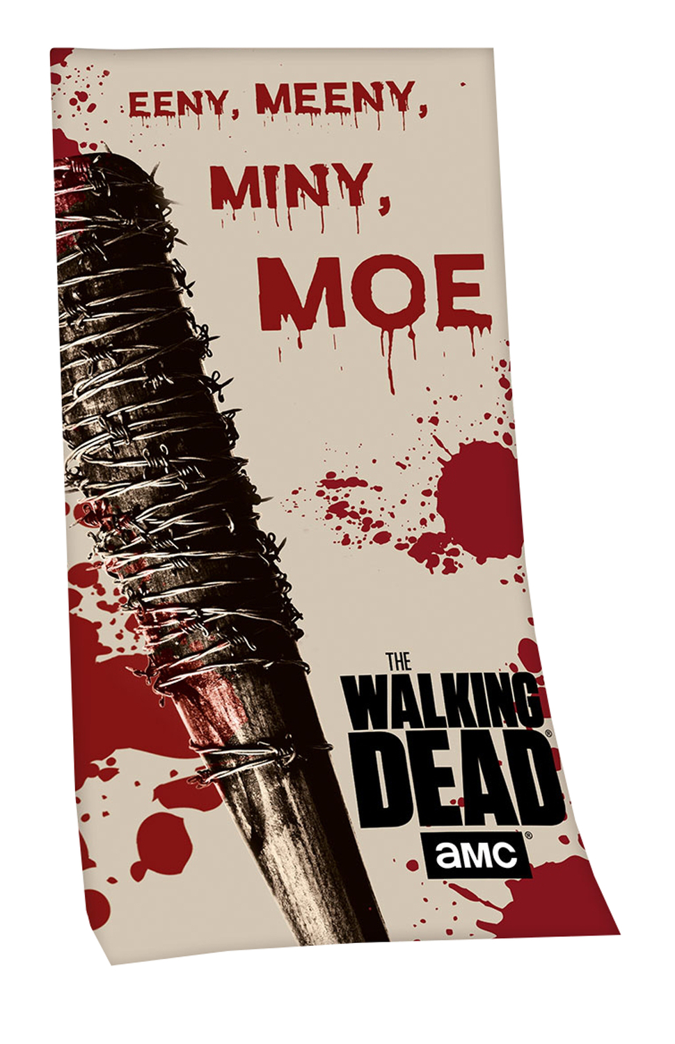 Walking Dead Miny Moe Negan AMC Handtuch Strandtuch Saunatuch 75 x 150 NEU WOW
