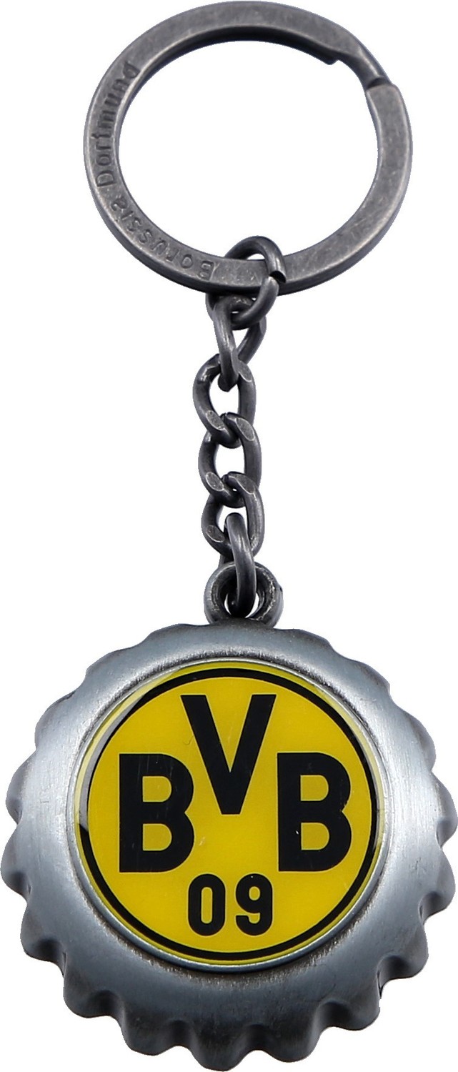 Borussia Dortmund BVB 09 BVB-Schl/üsselanh/änger m Flaschen/öf