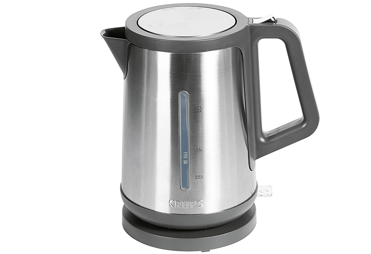 KRUPS Wasserkocher Control Line 1,7 l silberfarben/ schwarz, 2400 Watt
