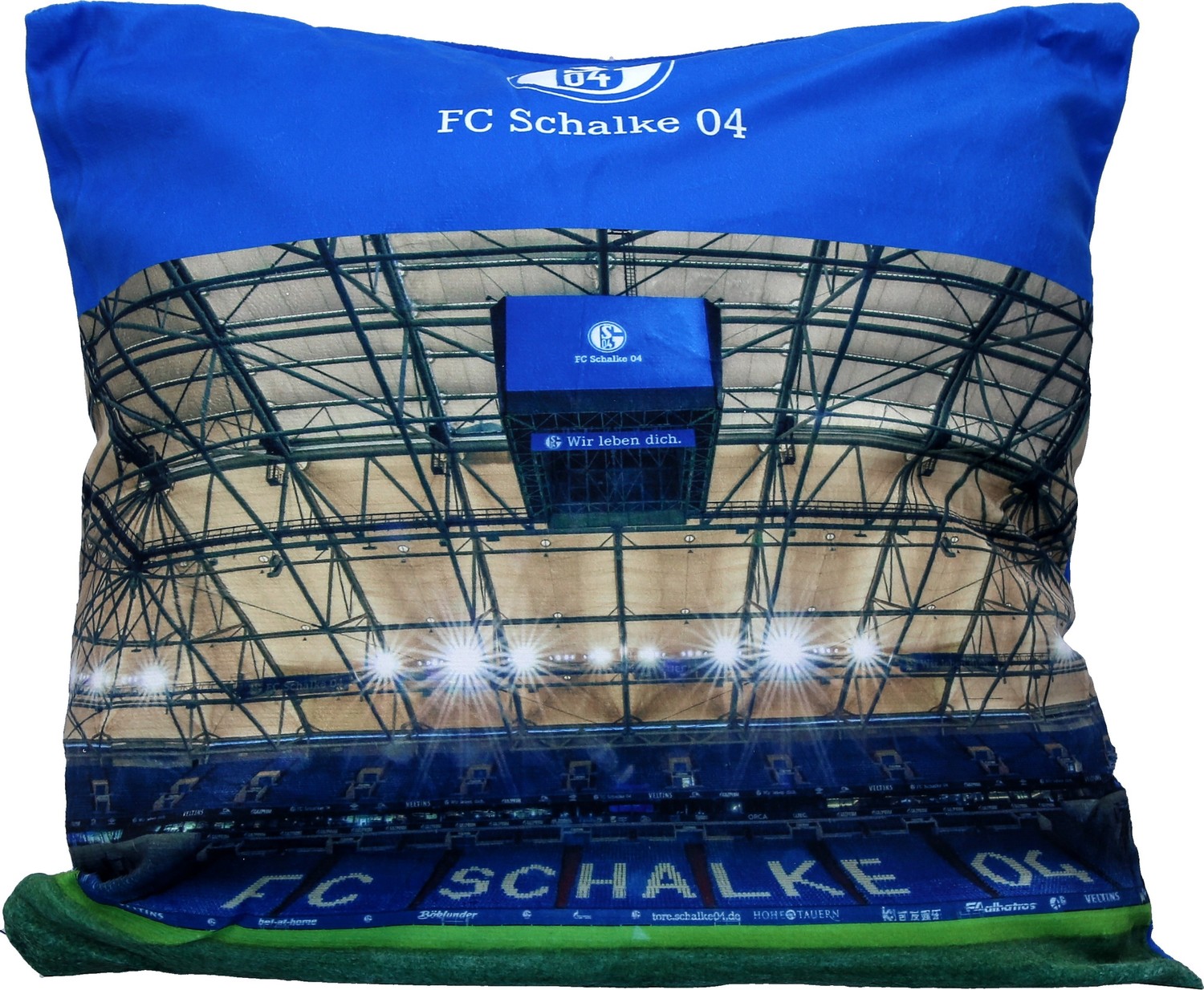 FC Schalke 04 Kissen LED 40x40 Cm