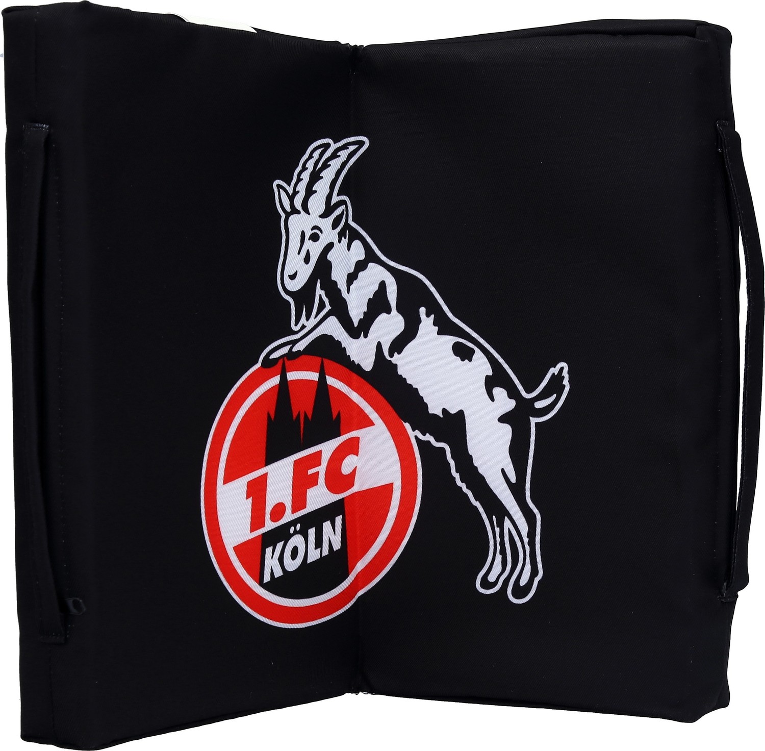1. FC Köln Klappkissen Logo 34 x 28 x 3,5 cm schwarz