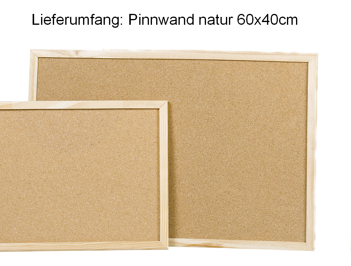 Zeller Present Pinwand Natur 40x30cm