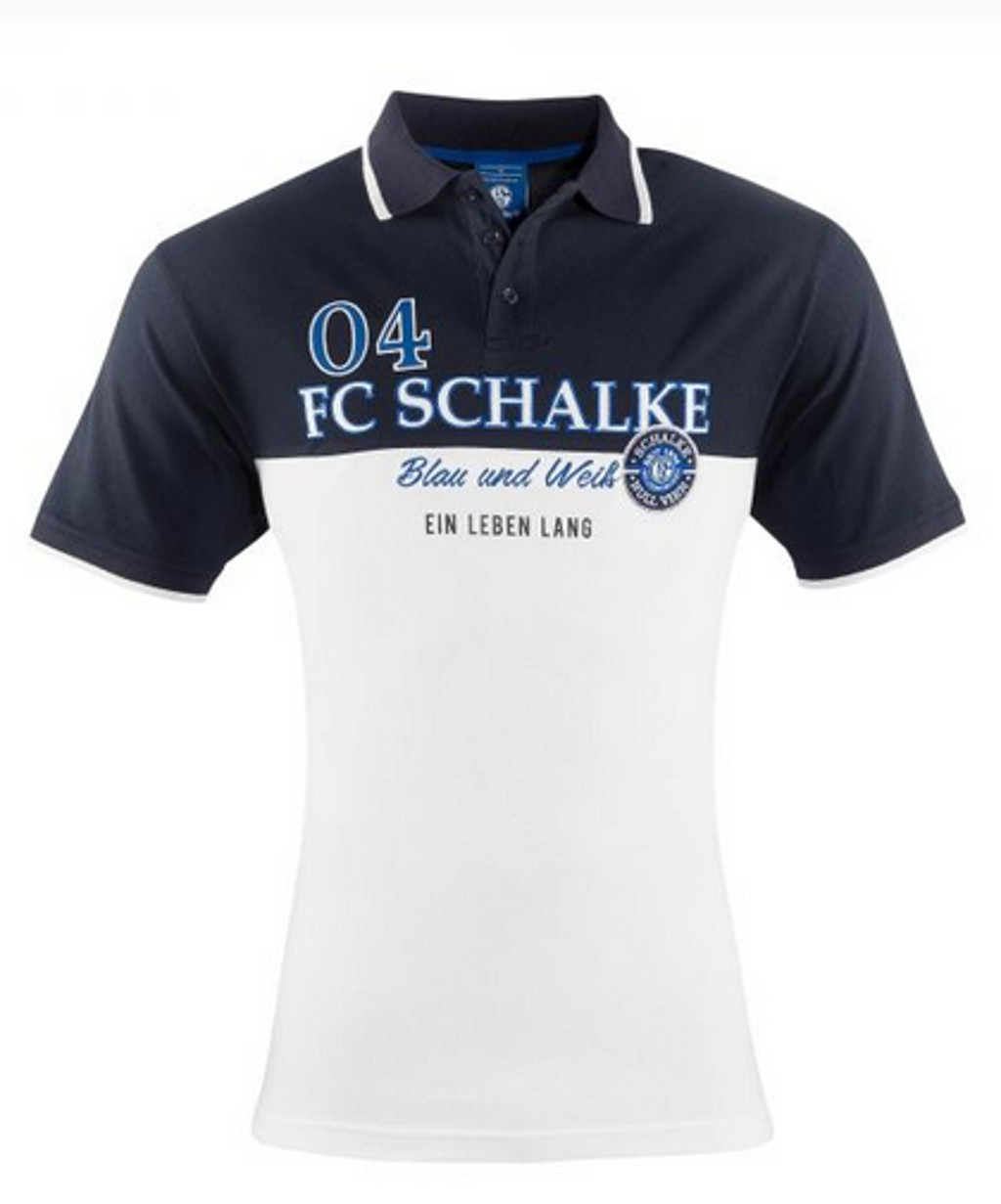 FC Schalke 04 Herren Polo Shirt Cut & Sewn 
