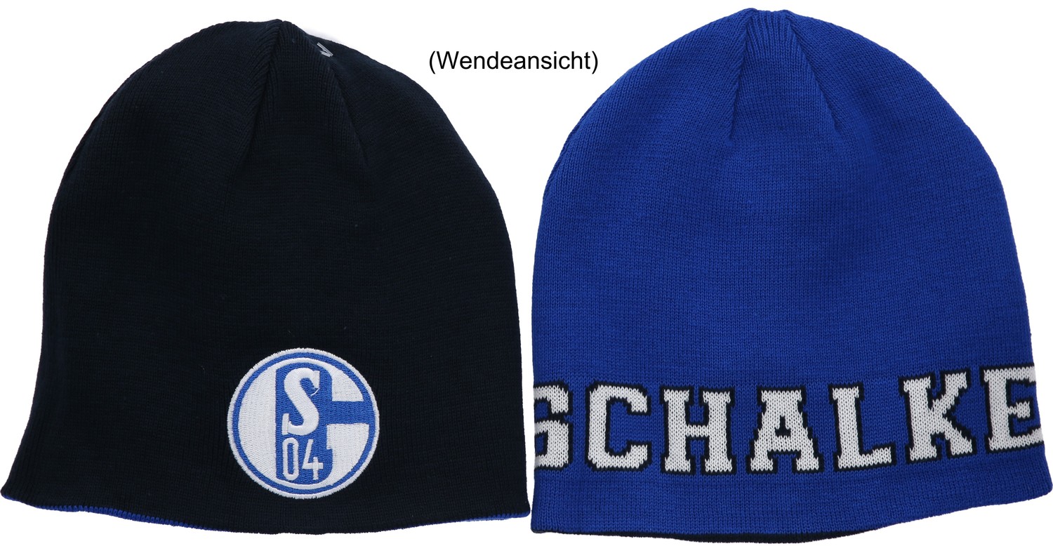 FC Schalke 04 Wendemütze Marine KIDS KINDER Königsblau KIND 